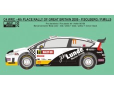 Decal – Citroen C4 WRC - Rally GB 2009 - Solberg P.